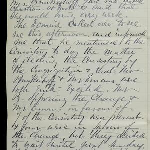 a page of handwritten text