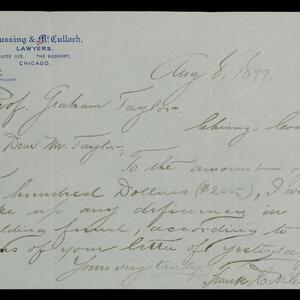 a page of handwritten text