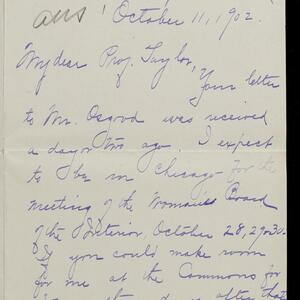 a page of handwritten text