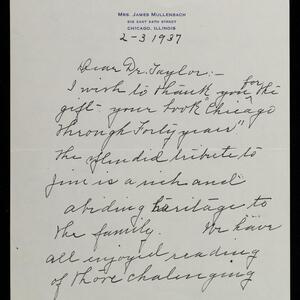 a page of handwritten text
