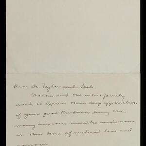 a page of handwritten text