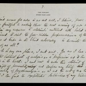 a page of handwritten text