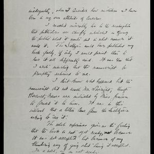 a page of handwritten text