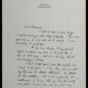 a page of handwritten text