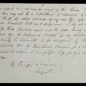 a page of handwritten text