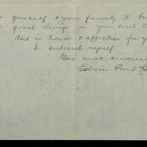 a page of handwritten text