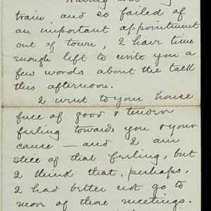 a page of handwritten text