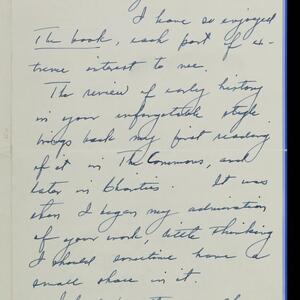 a page of handwritten text