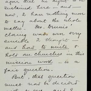 a page of handwritten text