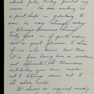 a page of handwritten text