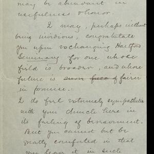 a page of handwritten text