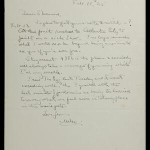 a page of handwritten text