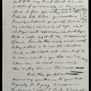 a page of handwritten text