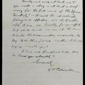 a page of handwritten text