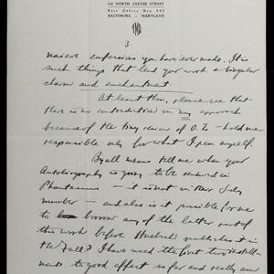 a page of handwritten text