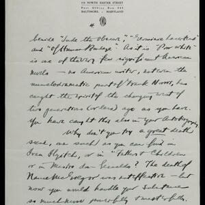 a page of handwritten text