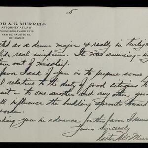 a page of handwritten text