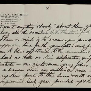 a page of handwritten text