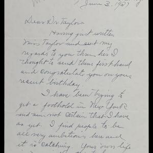 a page of handwritten text