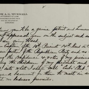 a page of handwritten text