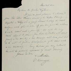 a page of handwritten text