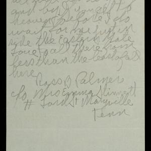 a page of handwritten text