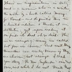 a page of handwritten text