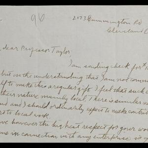 a page of handwritten text
