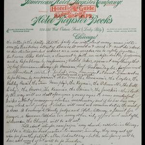 a page of handwritten text