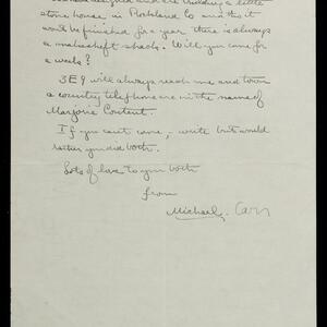 a page of handwritten text