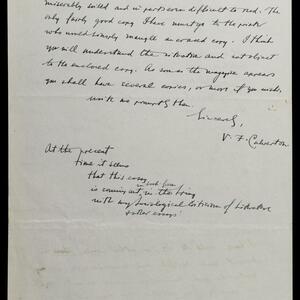 a page of handwritten text