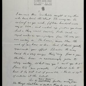 a page of handwritten text