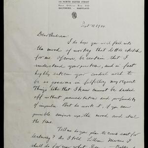 a page of handwritten text
