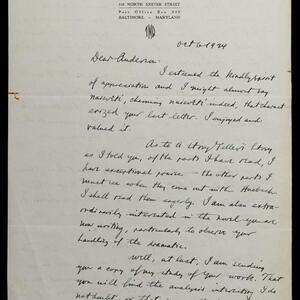 a page of handwritten text