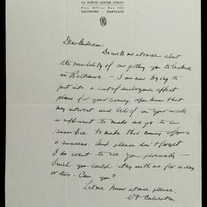 a page of handwritten text
