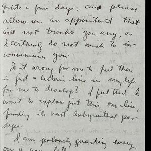 a page of handwritten text