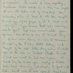 a page of handwritten text