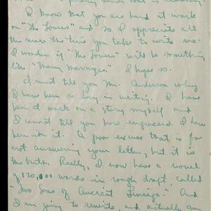 a page of handwritten text
