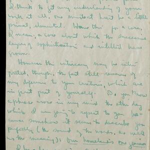 a page of handwritten text