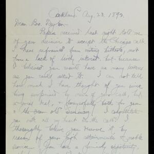 a page of handwritten text
