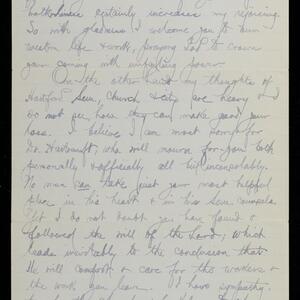 a page of handwritten text