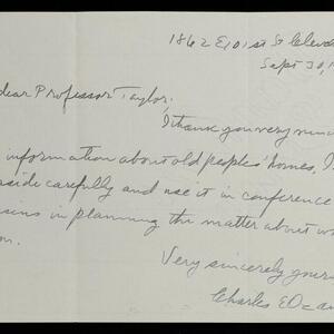 a page of handwritten text