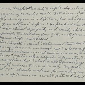 a page of handwritten text
