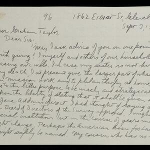 a page of handwritten text