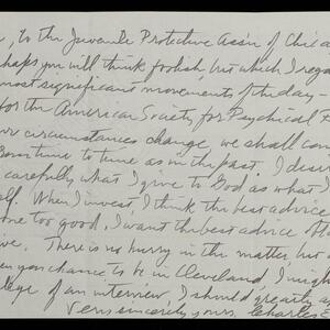 a page of handwritten text
