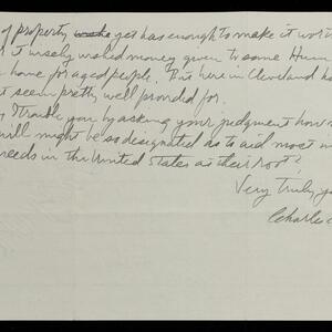 a page of handwritten text