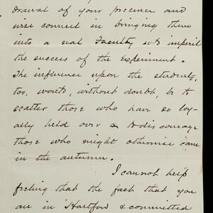 a page of handwritten text