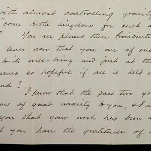 a page of handwritten text