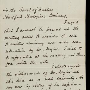 a page of handwritten text