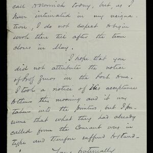 a page of handwritten text
